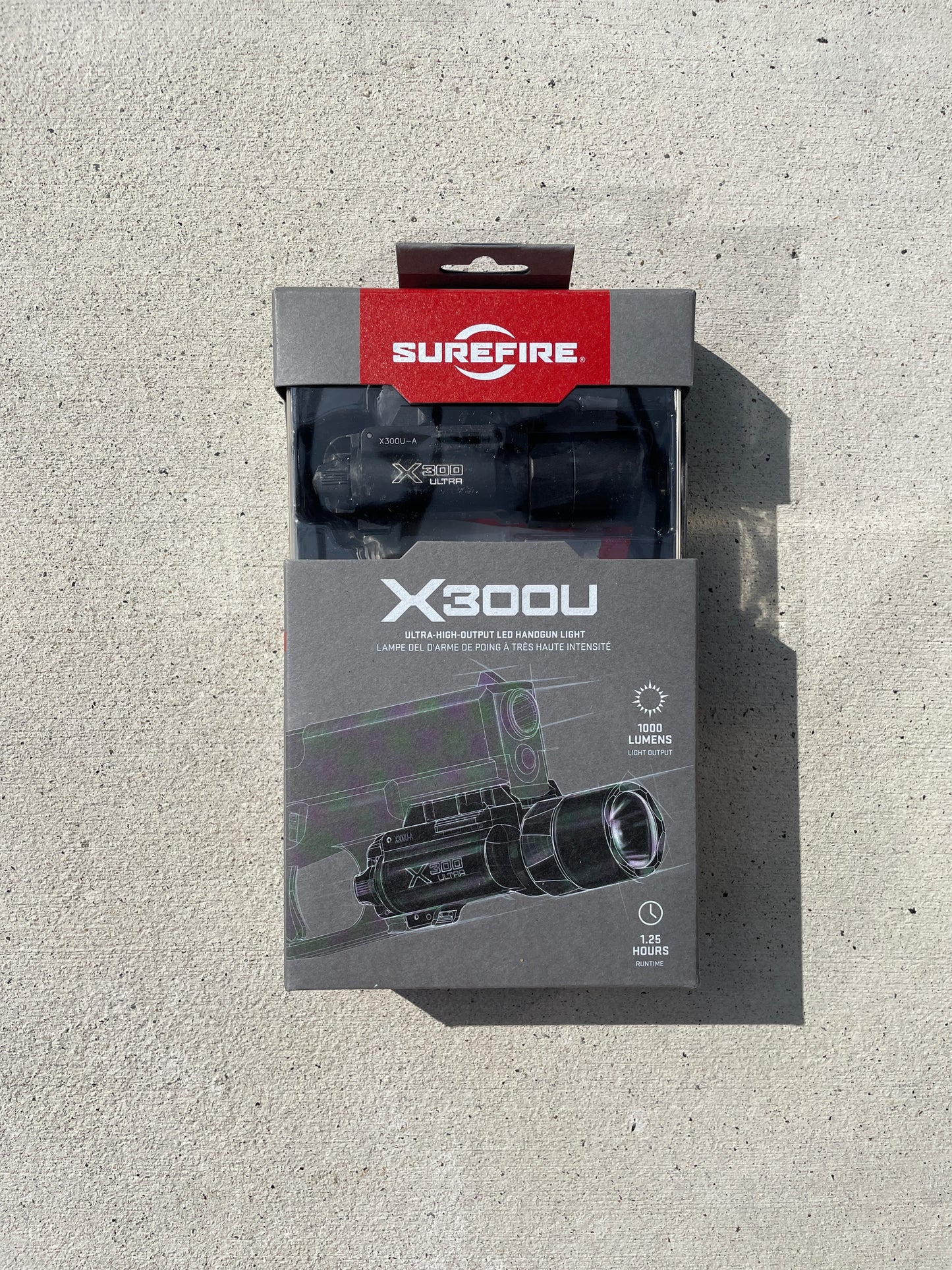 SUREFIRE X300U A ピストル用 タクティカルフラッシュライト