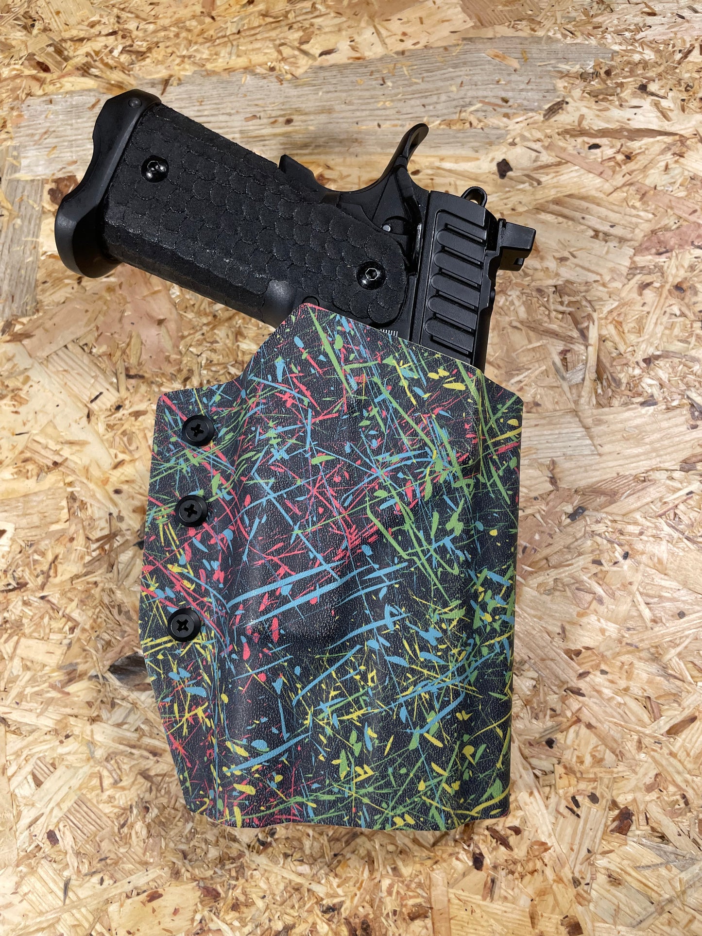 【即納】Stellar2.0 ハイキャパ(2011)/1911用 X300対応 カイデックスホルスター Splatter