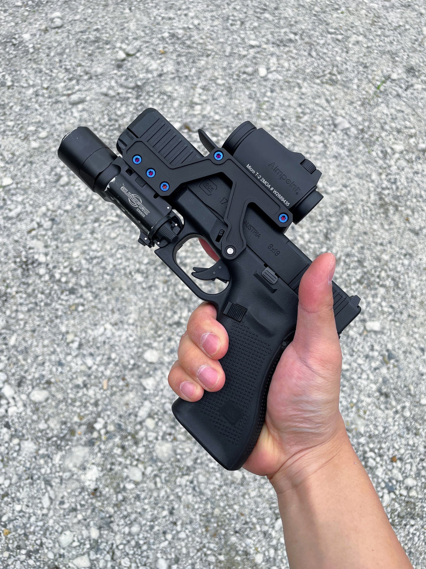 【予約販売品】SDG×M-3D グロック用 AOMタイプ オプティックマウント